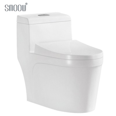 High class siphonic woman commode one piece toilet wc for South America