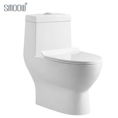 Toilet factory chaozhou ceramic white washdown one piece wc toilet  with cheap price